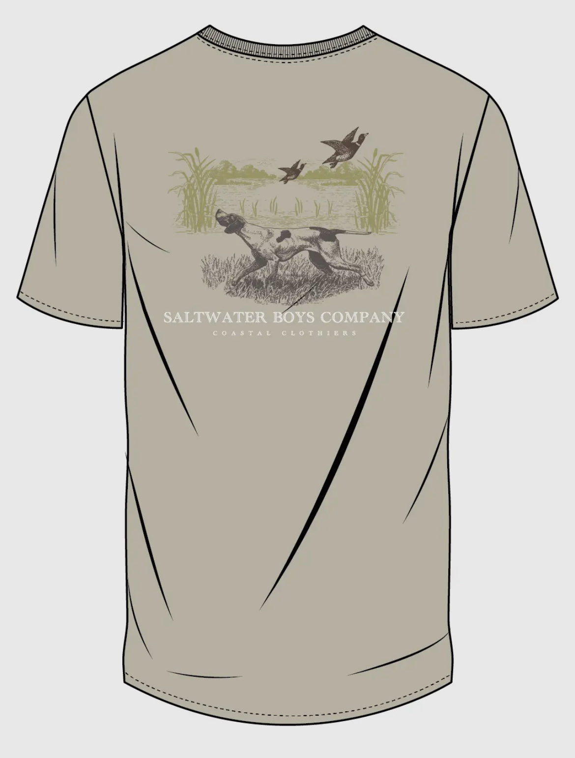 Saltwater Boys Hunting Dog T