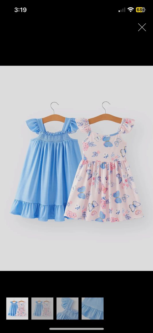 Blue Girls spring dress