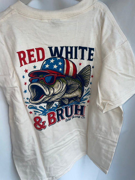 Red White & Bruh Tee